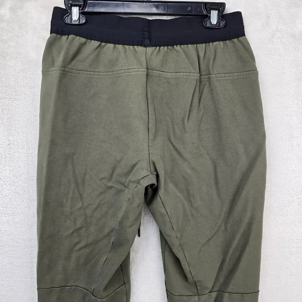 Roark Run Amok El Morro Fleece Pants Mens Medium Green Joggers RP284 Running